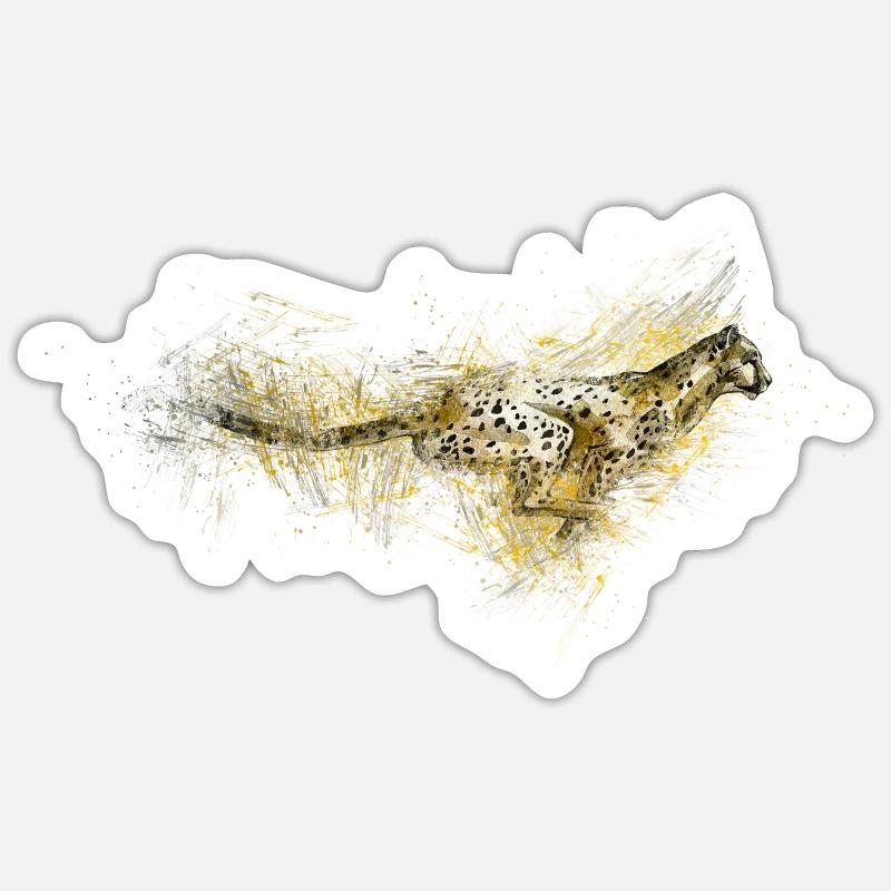 Cheetah Sticker size S (10 x 10 cm)
