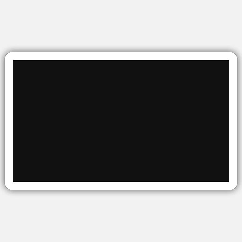 Background - Sticker size S (10 x 10 cm) - white matte