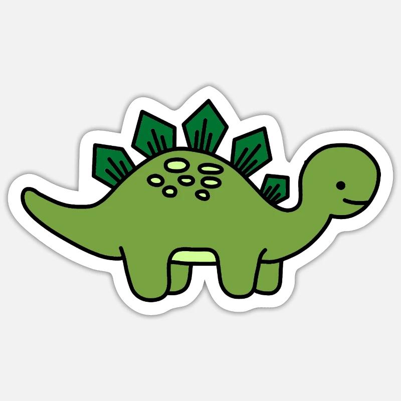 Dino Child Stegosaurus Sticker size S (10 x 10 cm)