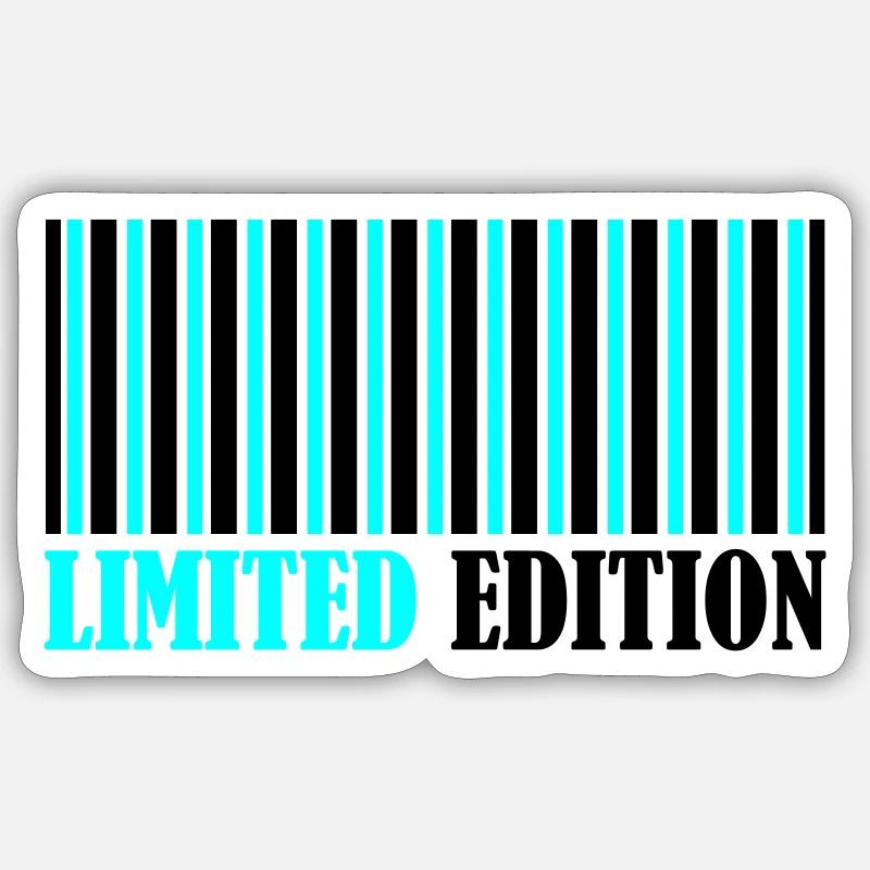 Barcode Édition Limitée - Sticker taille S (10 x 10 cm) - blanc mat