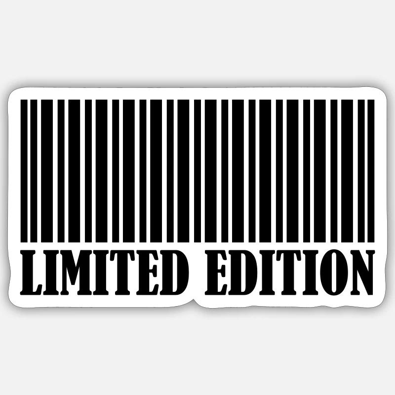 Code-barres Édition Limitée Sticker taille S (10 x 10 cm)