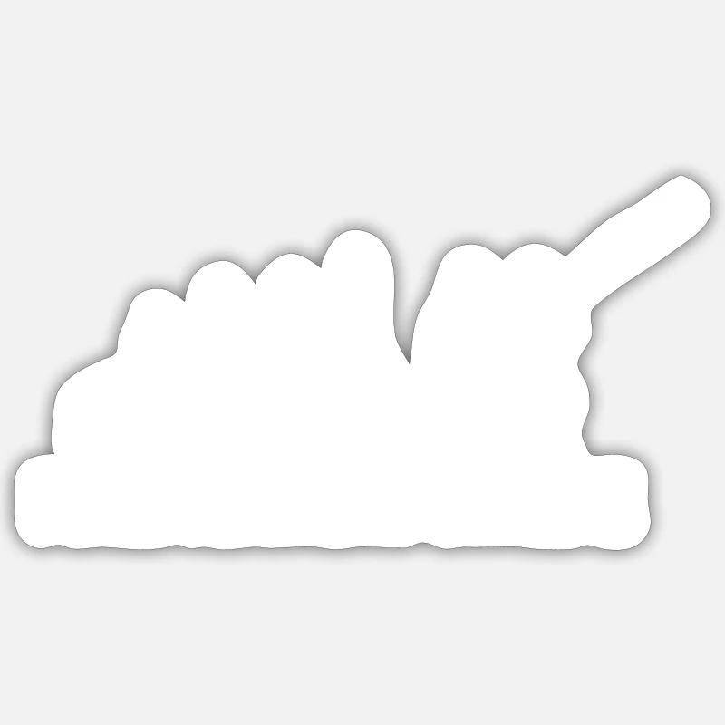 Pompier Pompier Évolution Pompier Sticker taille S (10 x 10 cm)