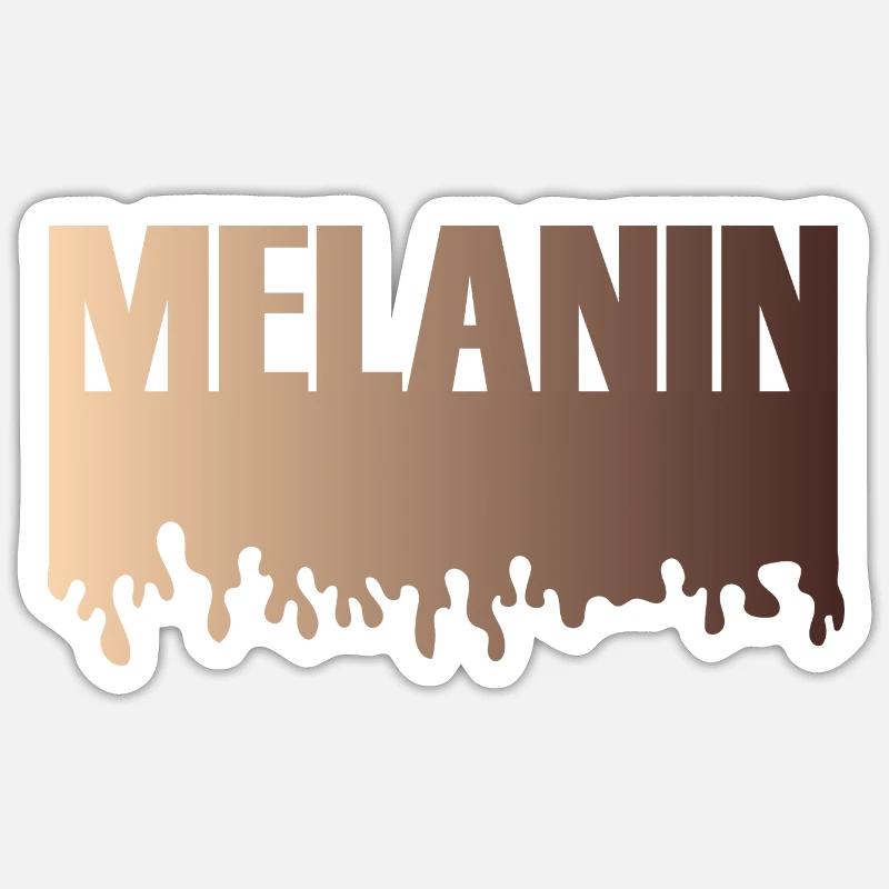 Juneteenth Day 1865, Freedom Day, Melanin - Sticker Größe S (10 x 10 cm) - Mattweiß