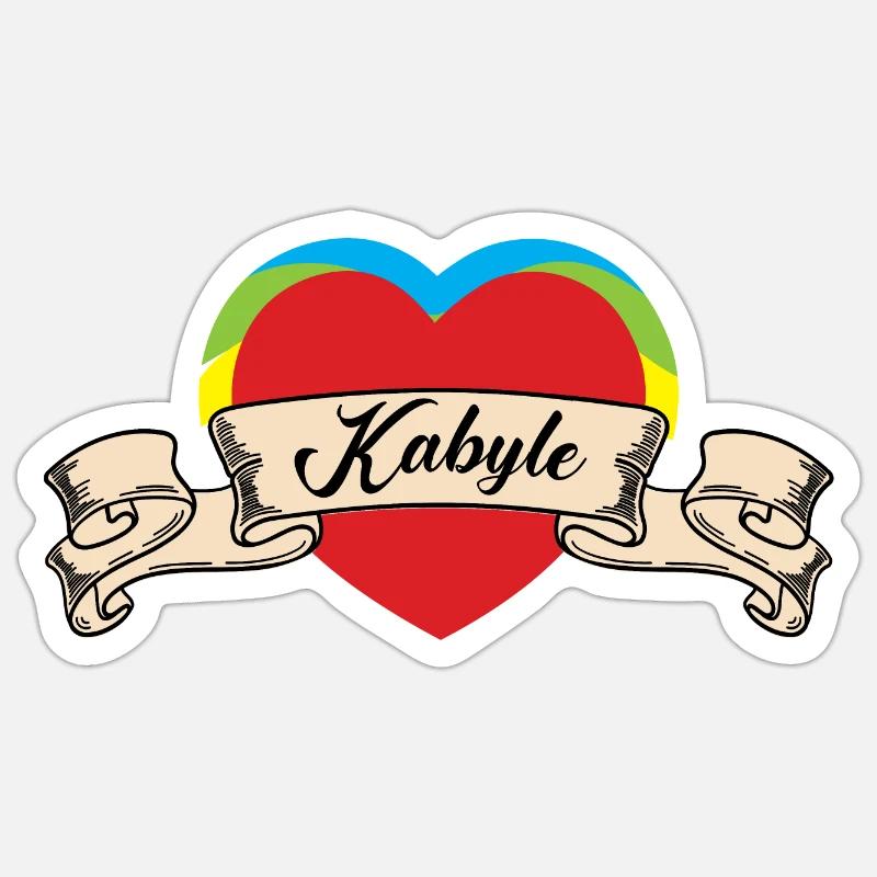 Kabyle - Sticker size S (10 x 10 cm) - white matte
