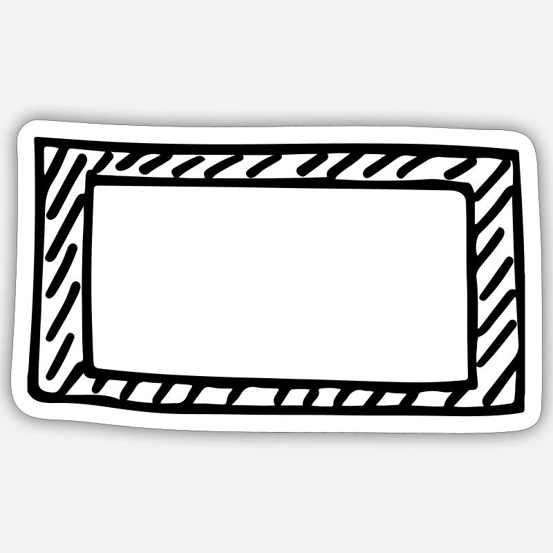 Rahmen Sticker Größe S (10 x 10 cm)