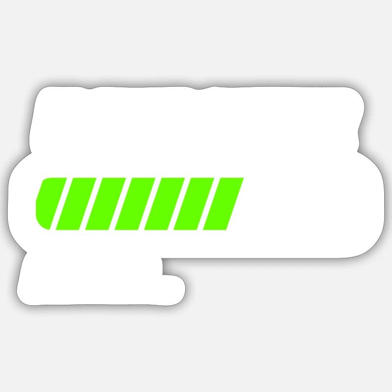 Elektroniker Loading Ladebalken Sticker Größe S (10 x 10 cm)