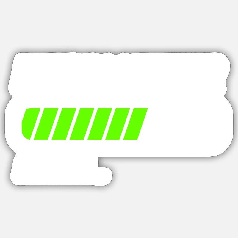 Informatiker Studium Loading Ladebalken - Sticker Größe S (10 x 10 cm) - Mattweiß