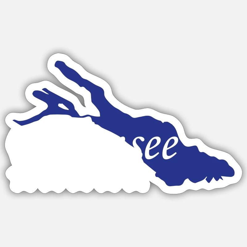 Bodensee Sticker Größe S (10 x 10 cm)