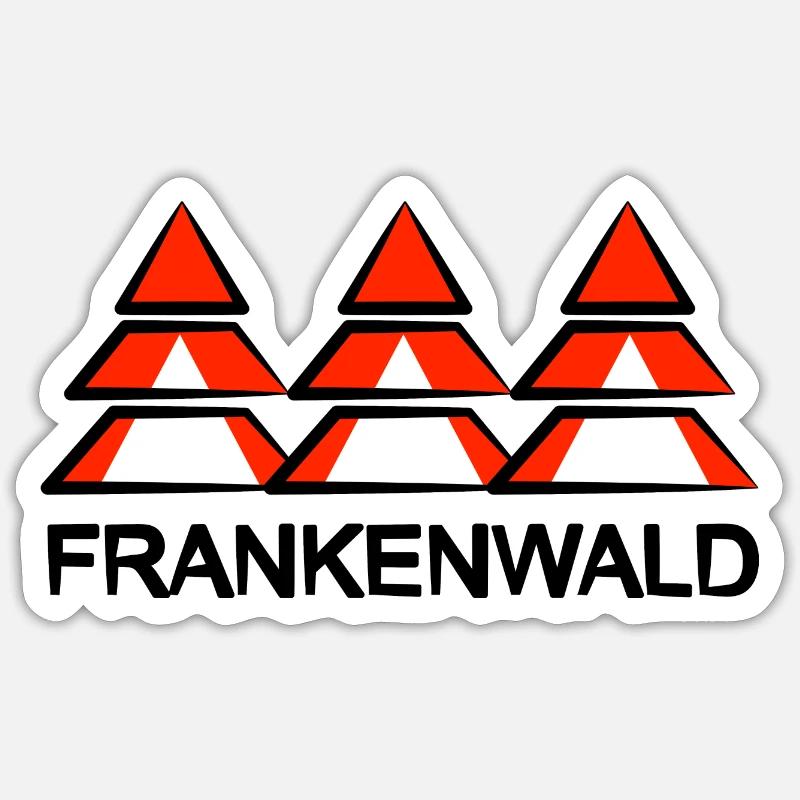 frankenwald Sticker Größe S (10 x 10 cm)
