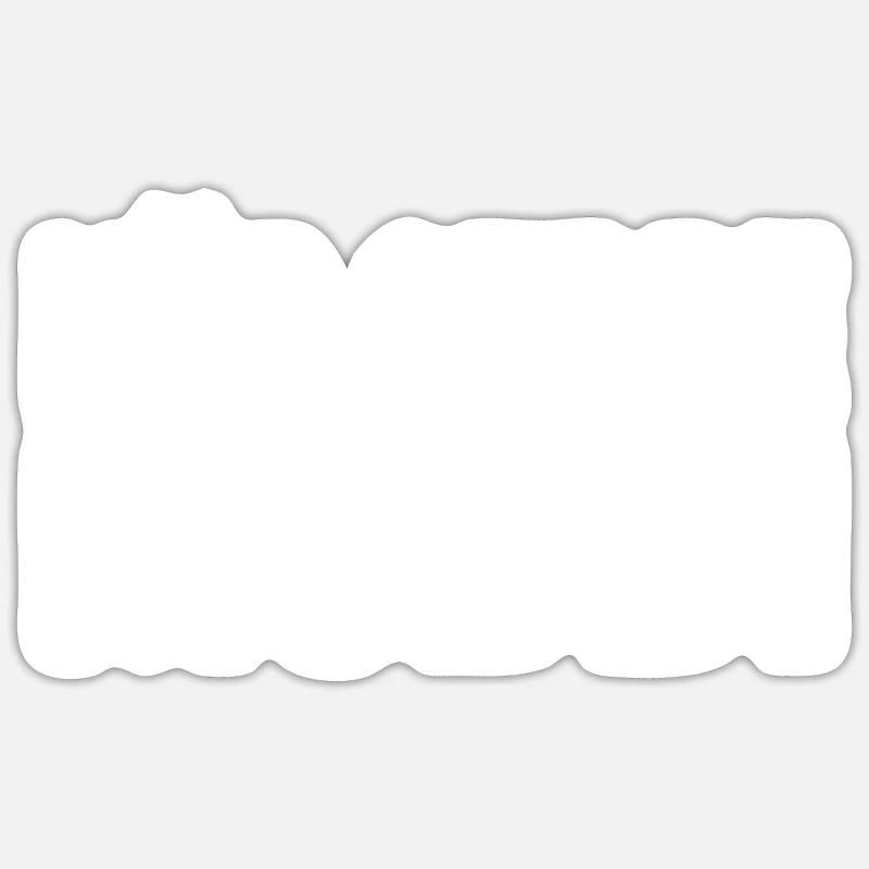 Hör Off De Muddi - Lustiger Ossi Spruch - Sticker Größe S (10 x 10 cm) - Mattweiß