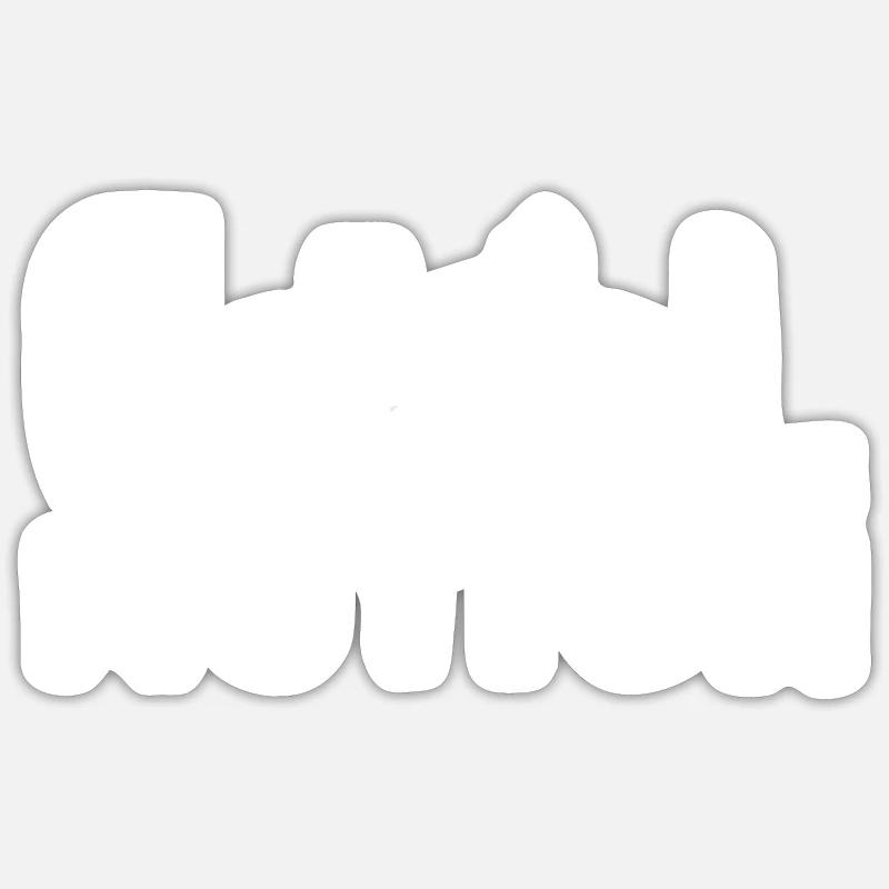 Cool Motion - Sticker Größe S (10 x 10 cm) - Mattweiß