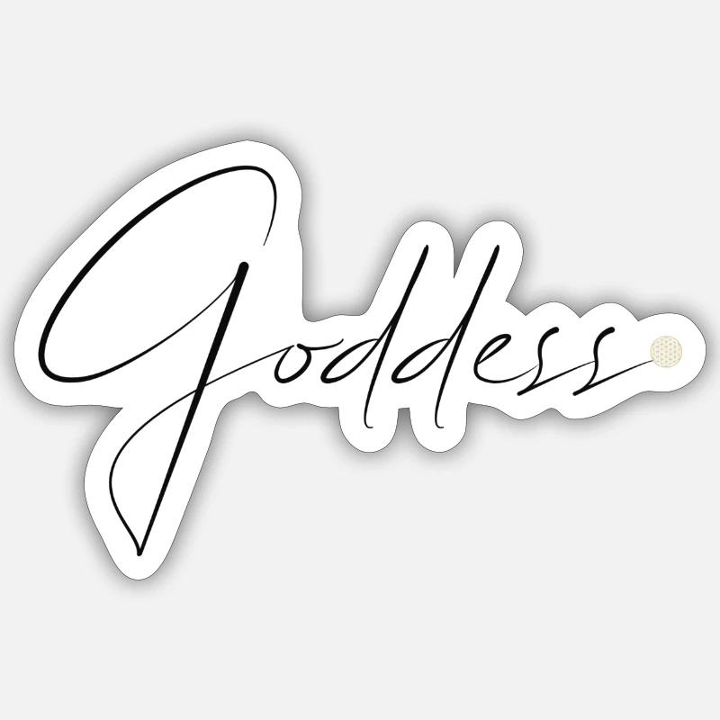 Déesse Déesse Radiante M K Eyelneiri Sticker taille S (10 x 10 cm)