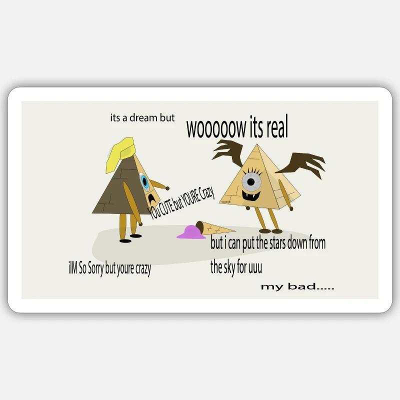 Vio - Sticker Größe S (10 x 10 cm) - Mattweiß