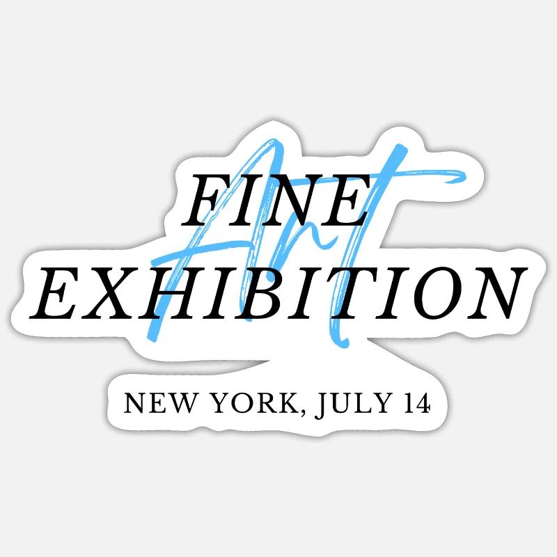 Conception d’expositions d’art Sticker taille S (10 x 10 cm)