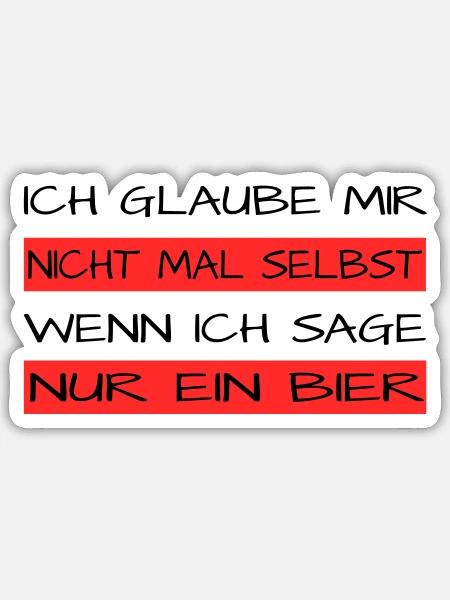 - Sticker Größe S (10 x 10 cm) - Mattweiß