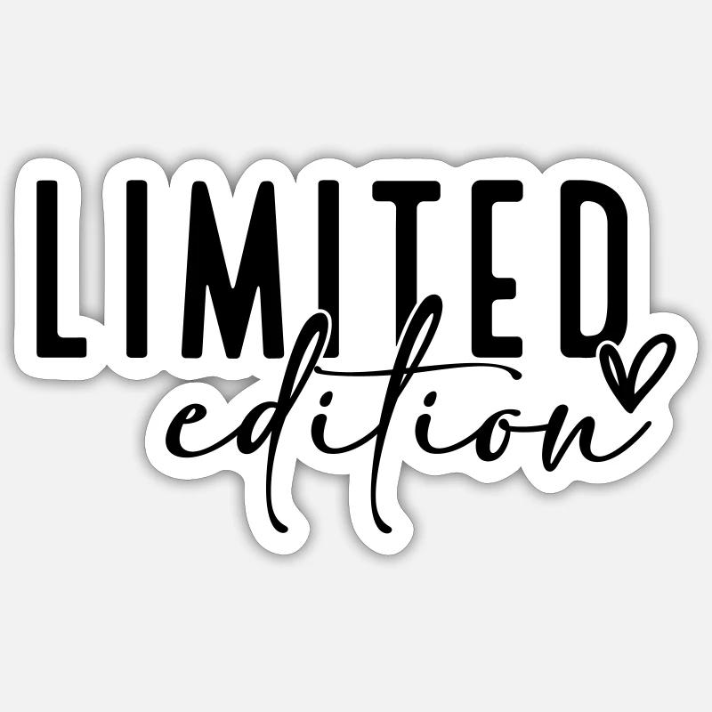 Limited Edition - Sticker Größe S (10 x 10 cm) - Mattweiß