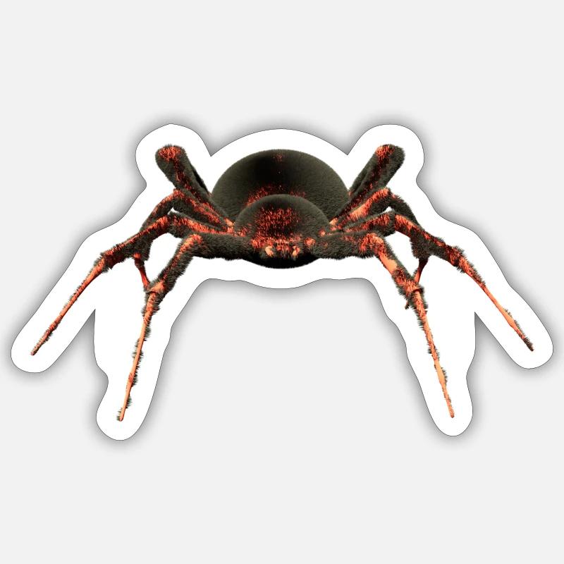 Spinne Sticker Größe S (10 x 10 cm)