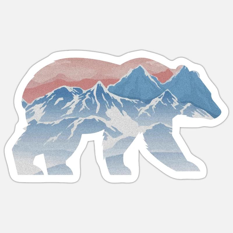 Polar Bear - Sticker size S (10 x 10 cm) - white matte