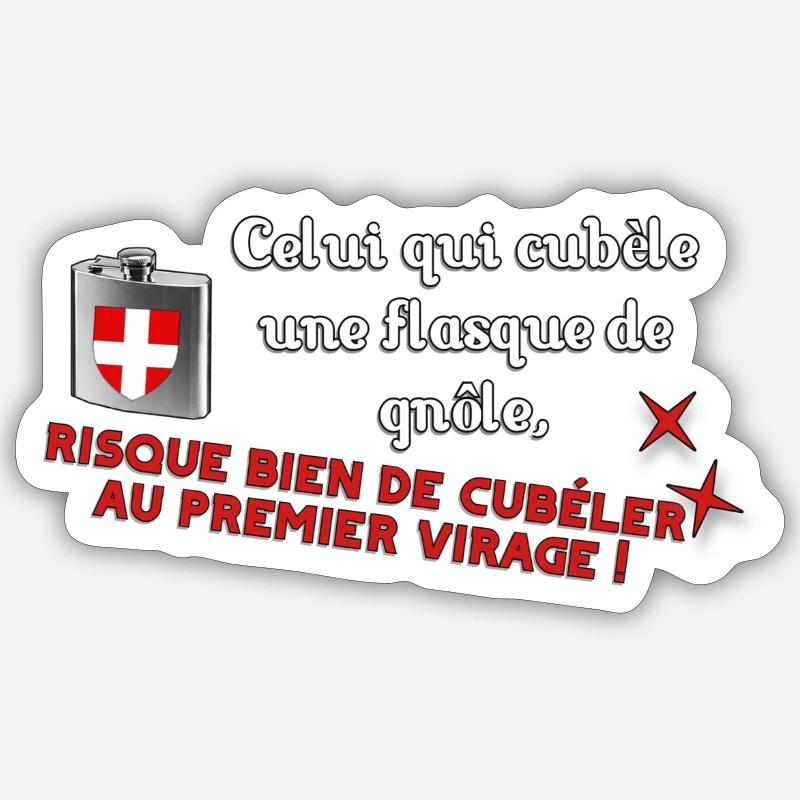 cubeler - Sticker taille S (10 x 10 cm) - blanc mat
