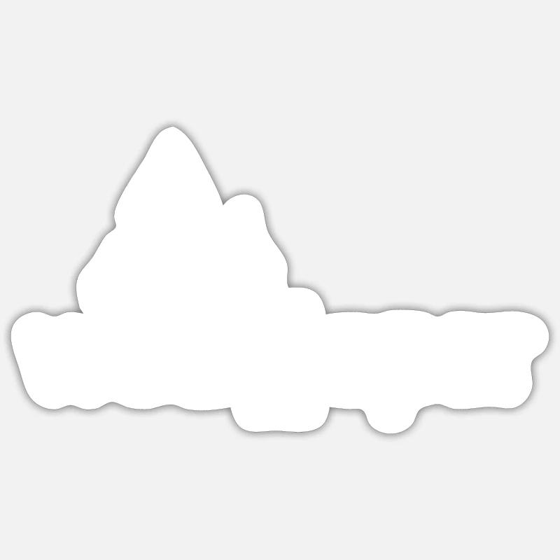 Forest runner - Sticker size S (10 x 10 cm) - white matte