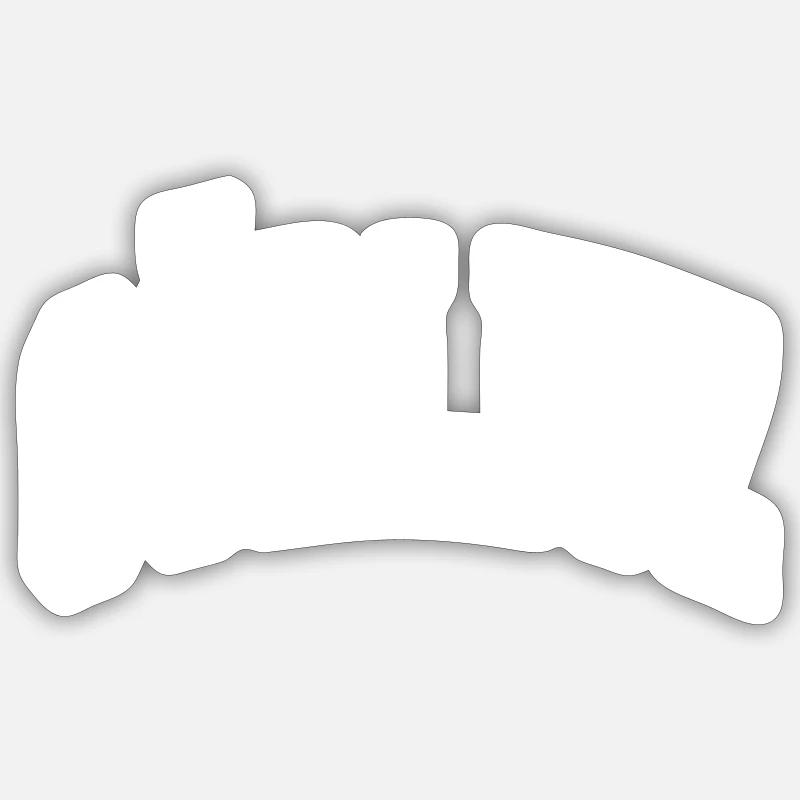 Görlitz - Sticker taille S (10 x 10 cm) - blanc mat
