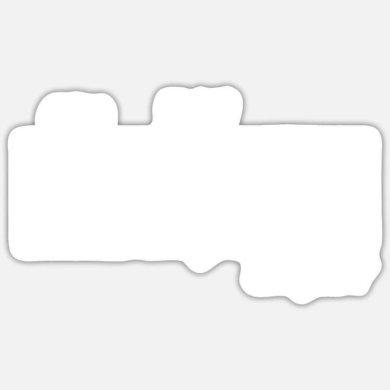 Ça va? - Sticker taille S (10 x 10 cm) - blanc mat