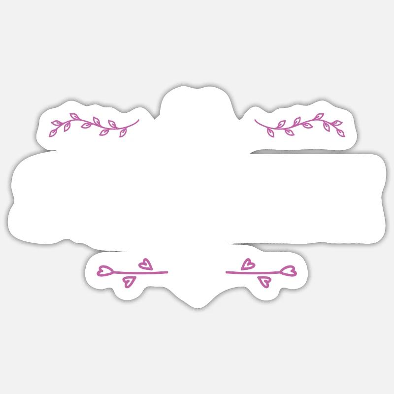 Simone - Sticker Größe S (10 x 10 cm) - Mattweiß