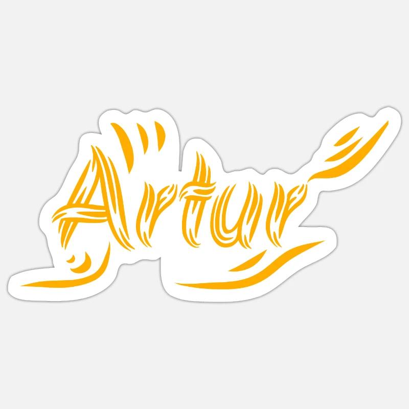 Gift idea Artur Sticker size S (10 x 10 cm)
