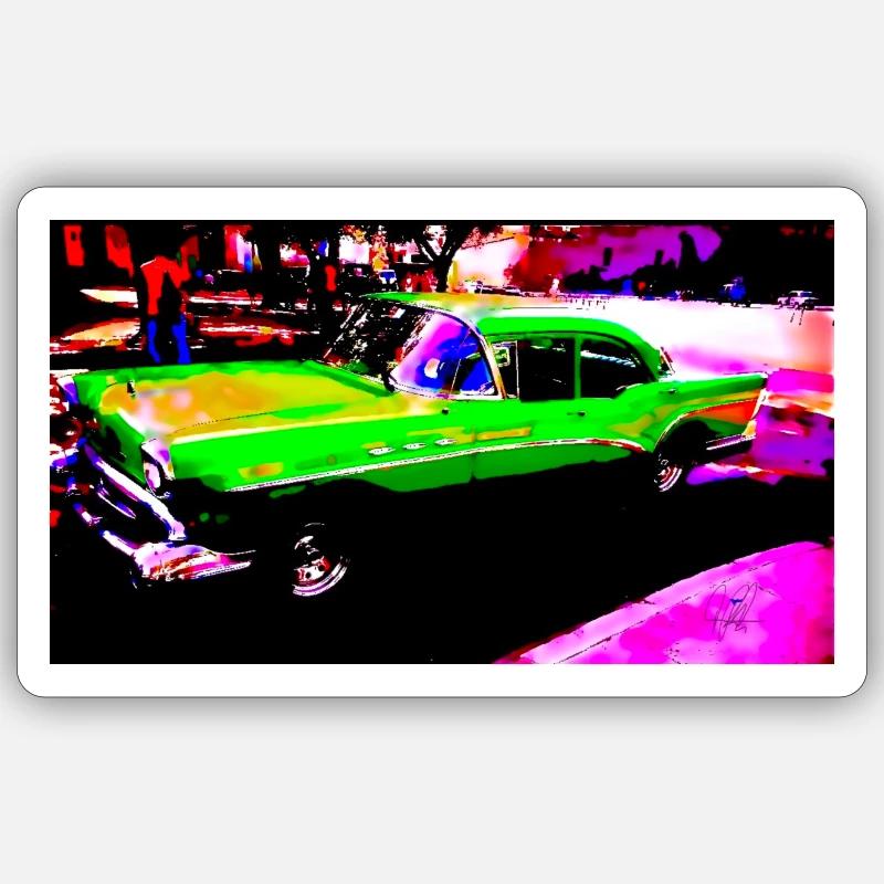 Oldtimer Sticker Größe S (10 x 10 cm)