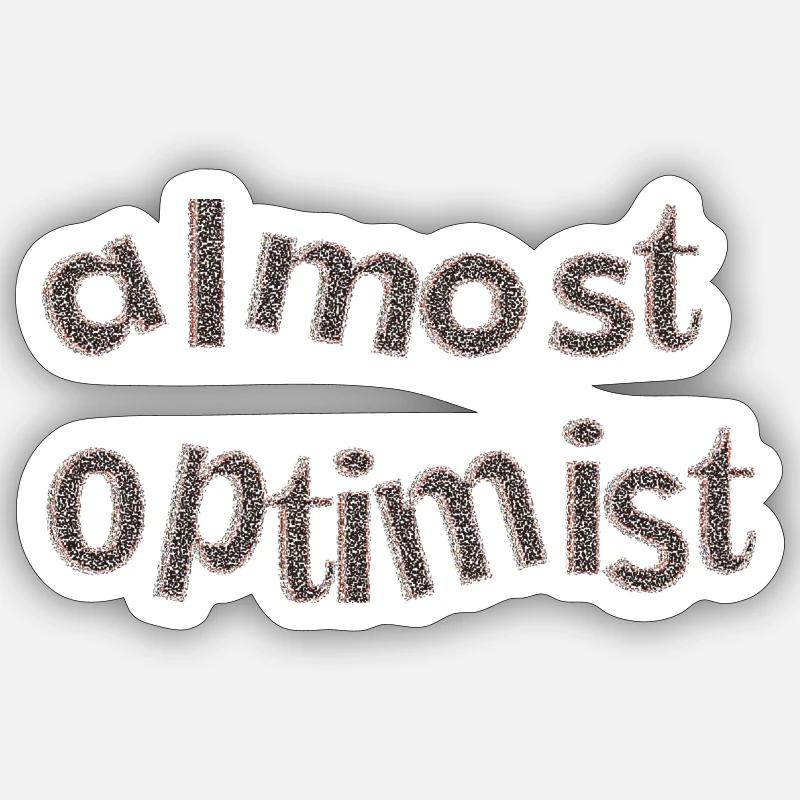 optimist Sticker size S (10 x 10 cm)