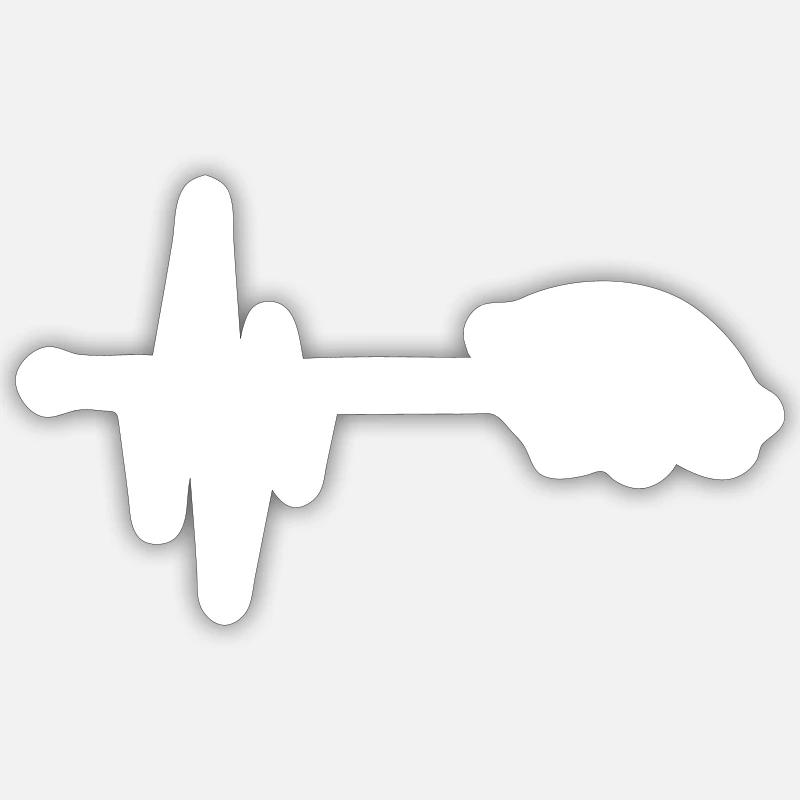 Sticker Größe S (10 x 10 cm) - 
