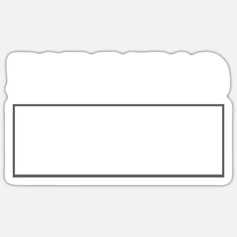 Équipe de course - Sticker taille S (10 x 10 cm) - blanc mat