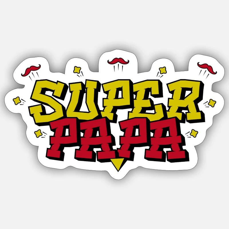 Super Daddy Graffiti Sticker size S (10 x 10 cm)