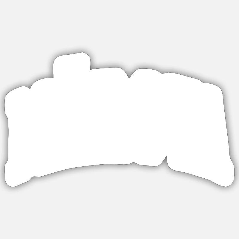 Märsta - Sticker taille S (10 x 10 cm) - blanc mat