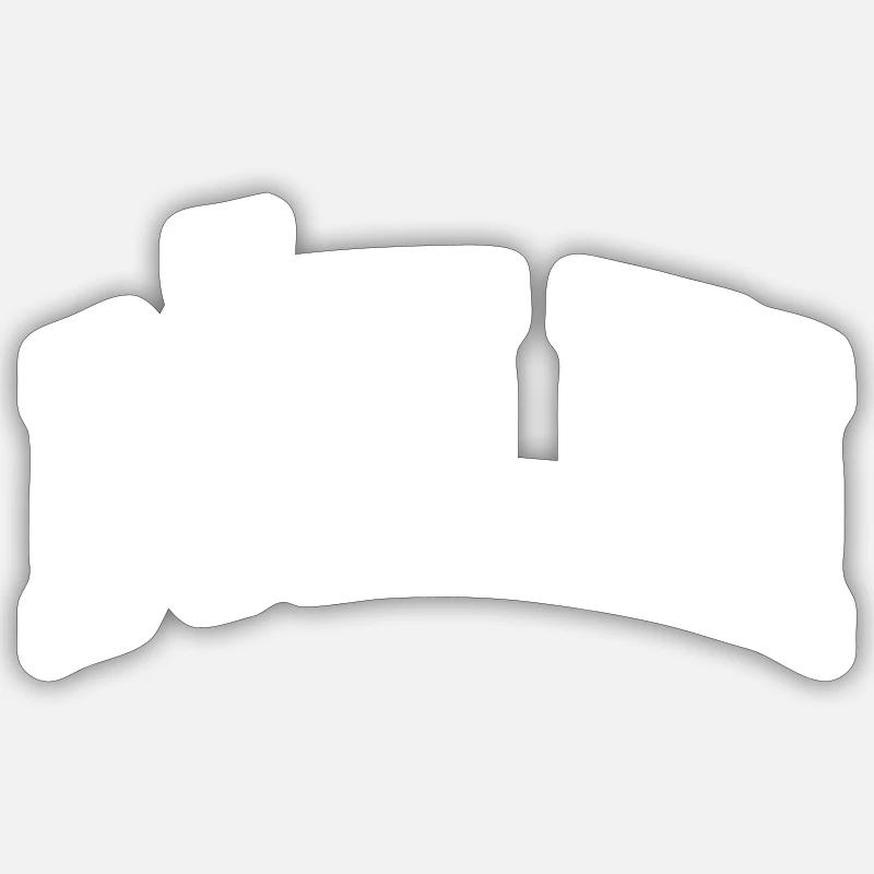 Böhlen - Sticker taille S (10 x 10 cm) - blanc mat