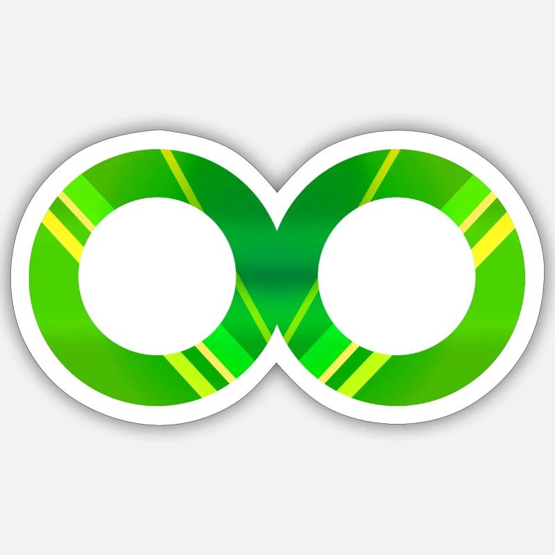 Eight Infinity 7 Sticker size S (10 x 10 cm)