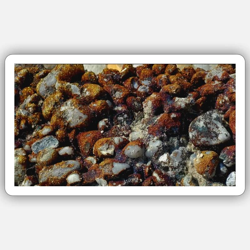 Minerals - Sticker size S (10 x 10 cm) - white matte
