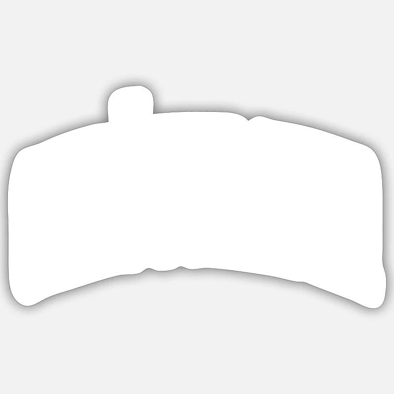Gerüstbauer - Sticker Größe S (10 x 10 cm) - Mattweiß