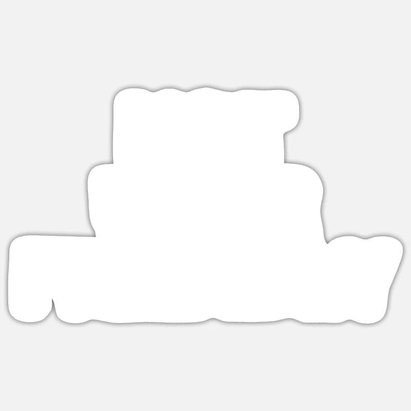 Not User Friendly - Sticker size S (10 x 10 cm) - white matte