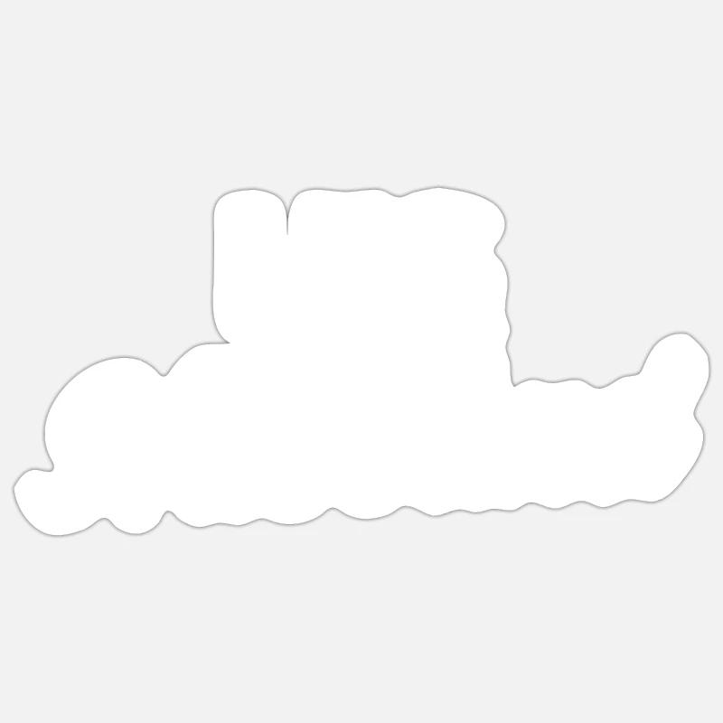 Sein Ehemann Sticker Größe S (10 x 10 cm)