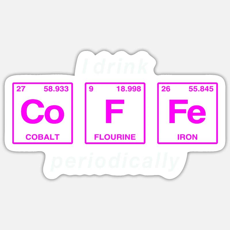 CAFÉ - avec des éléments du système persiode Sticker taille S (10 x 10 cm)