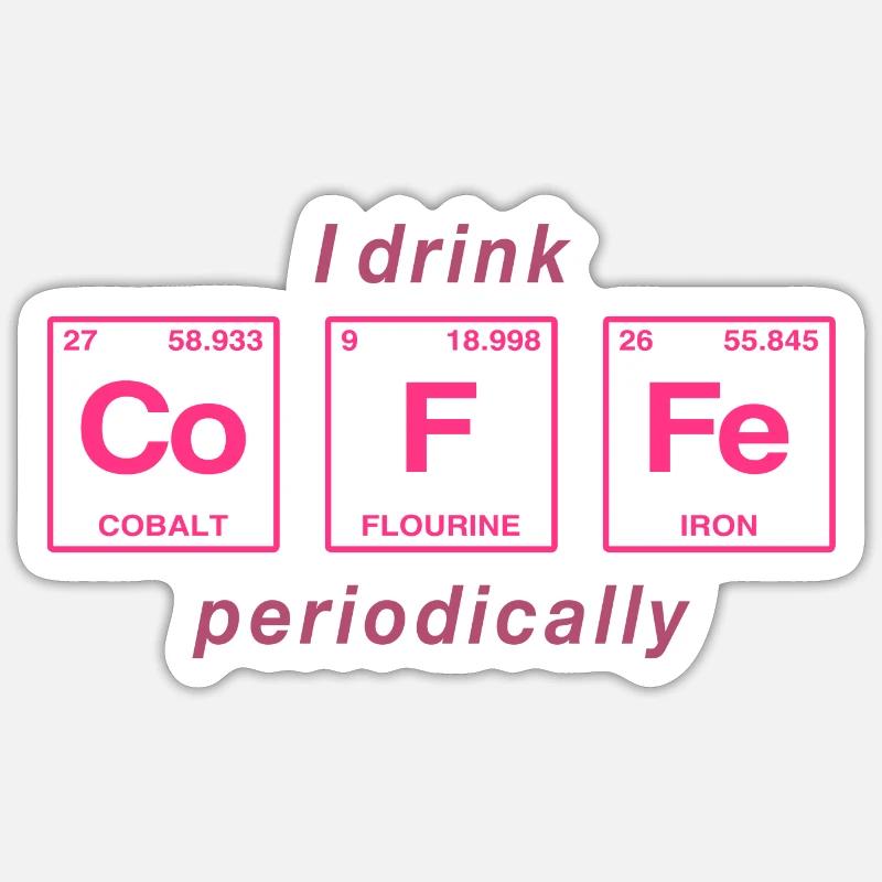 CAFÉ - avec des éléments du système persiode Sticker taille S (10 x 10 cm)