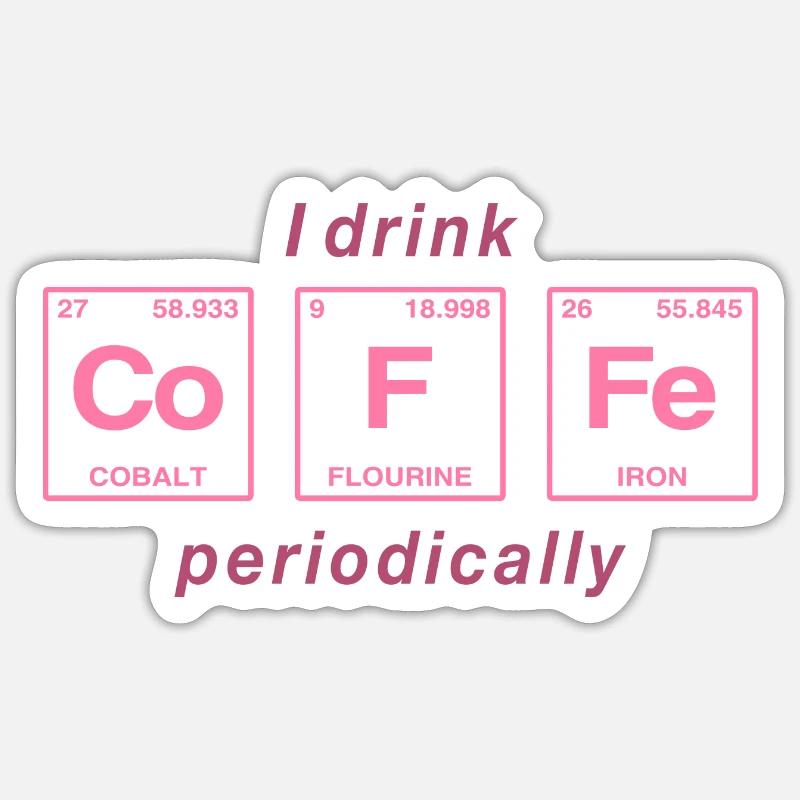 CAFÉ - avec des éléments du système persiode Sticker taille S (10 x 10 cm)