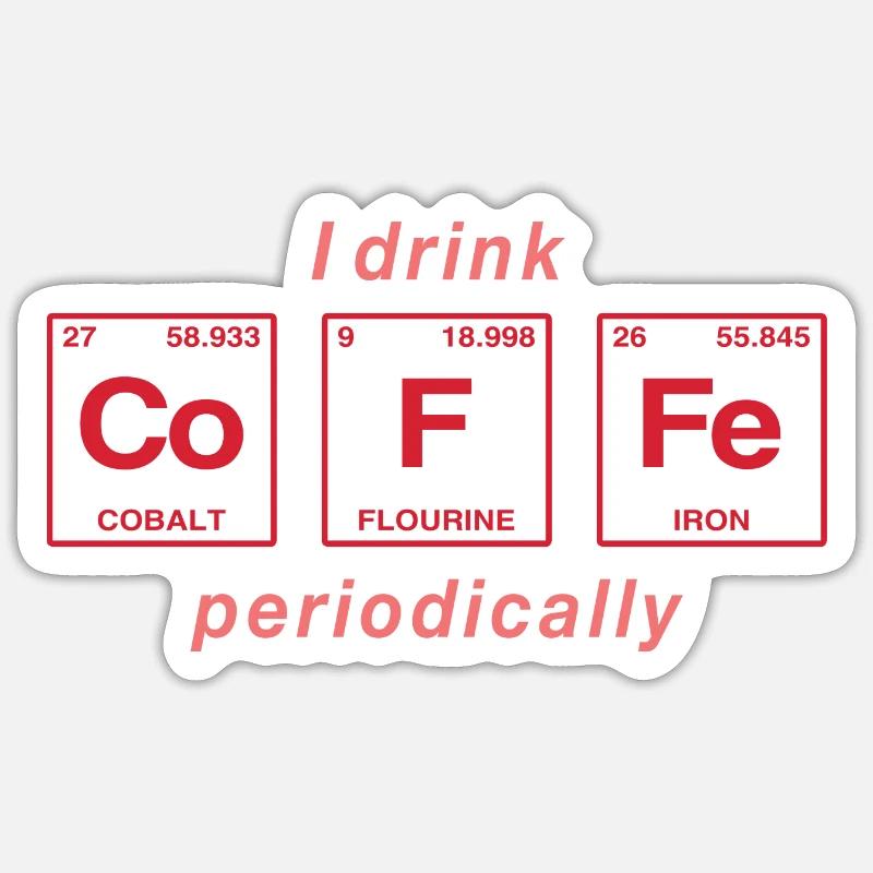 CAFÉ - avec des éléments du système persiode Sticker taille S (10 x 10 cm)