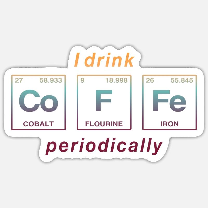 CAFÉ - avec des éléments du système persiode Sticker taille S (10 x 10 cm)