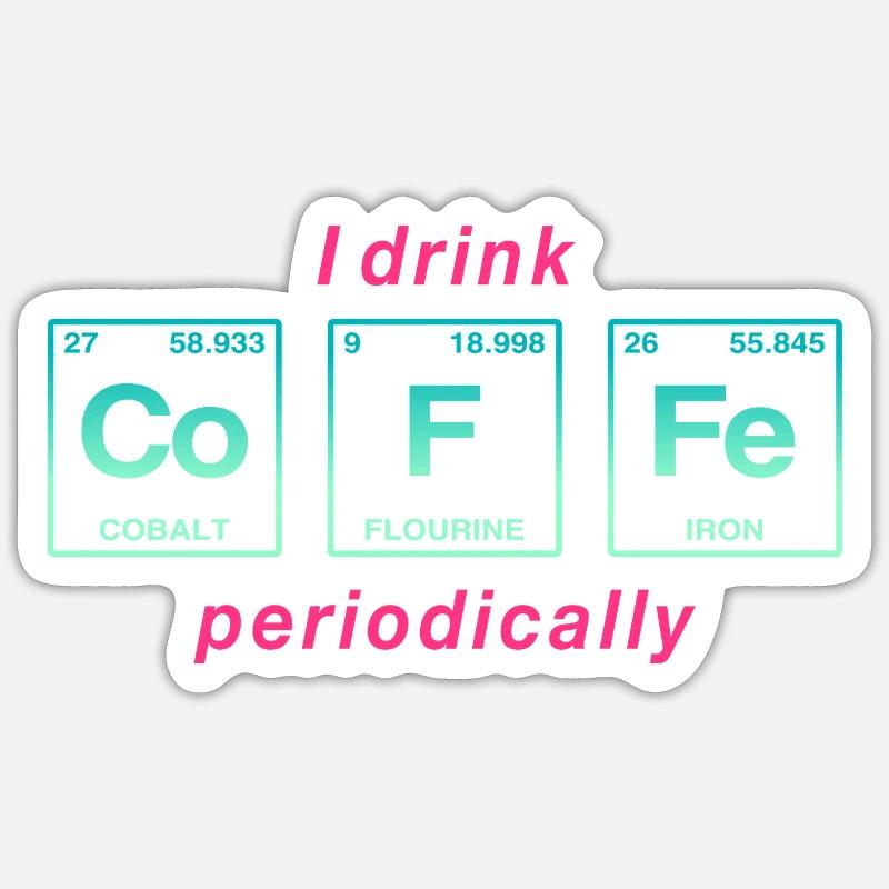 CAFÉ - avec des éléments du système persiode Sticker taille S (10 x 10 cm)
