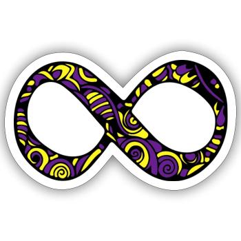 Love By The Sun Dream By The Moon Boho Gift - Sticker size S (10 x 10 cm) - white matte - Front