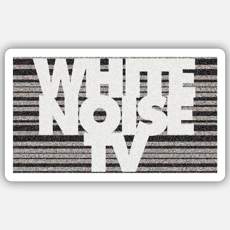 WNTV TV NOISE Sticker size S (10 x 10 cm)