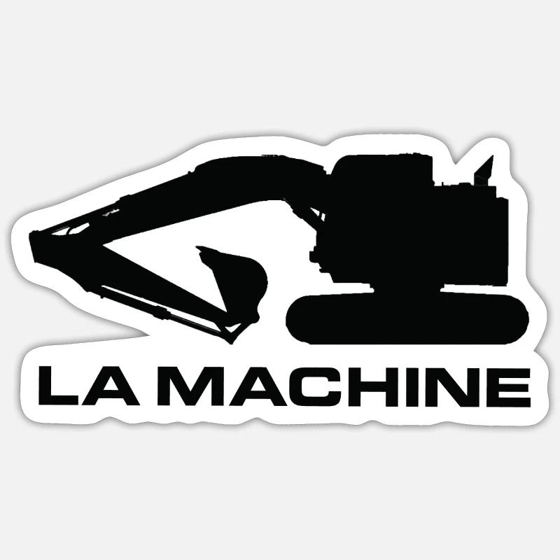 La Machine logo EC Sticker taille S (10 x 10 cm)