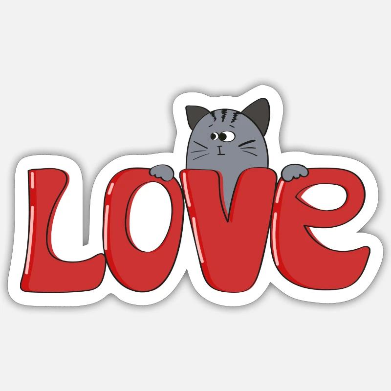 aimer Sticker taille S (10 x 10 cm)